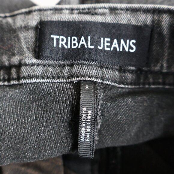 Pull on - Dark grey jeans - Size 8 - Tribal - Picture 3 of 13